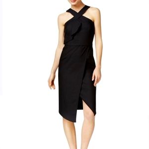 NWT RACHEL Rachel Roy Ruffled Tulip-Hem Dress